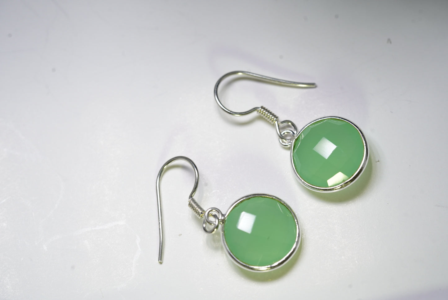 Green Onyx Earrings