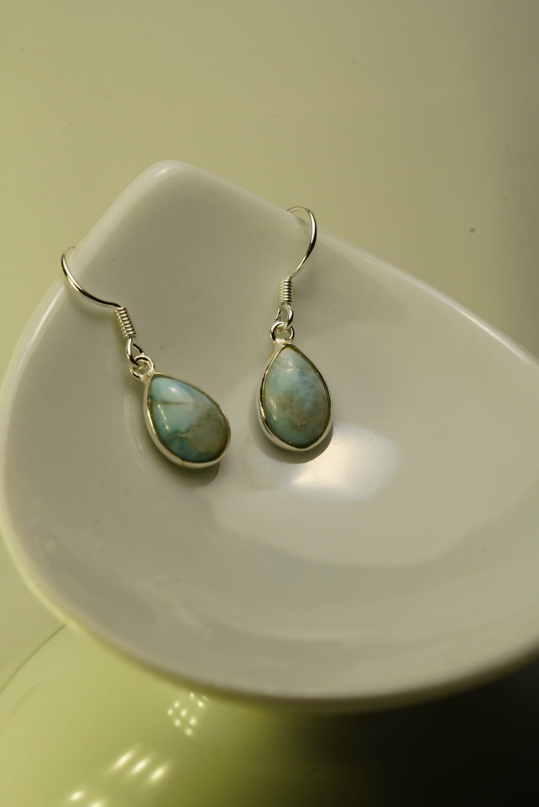 Natural larimar stone