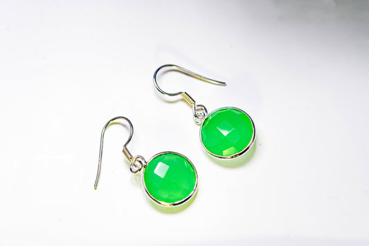 Green Onyx Earrings