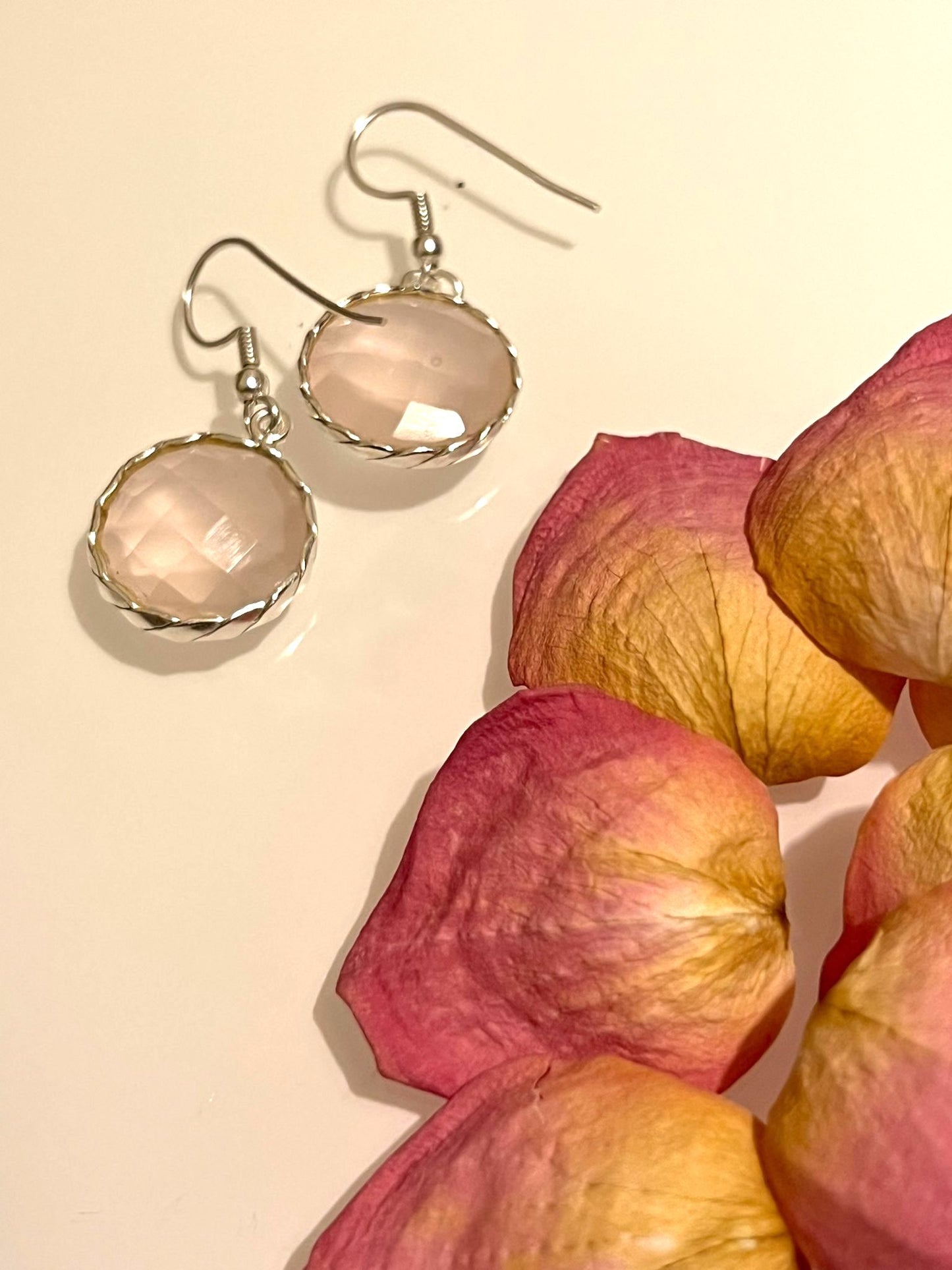 Rose Quartz Earrings