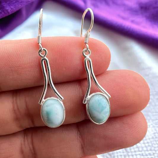 Larimar Earrings