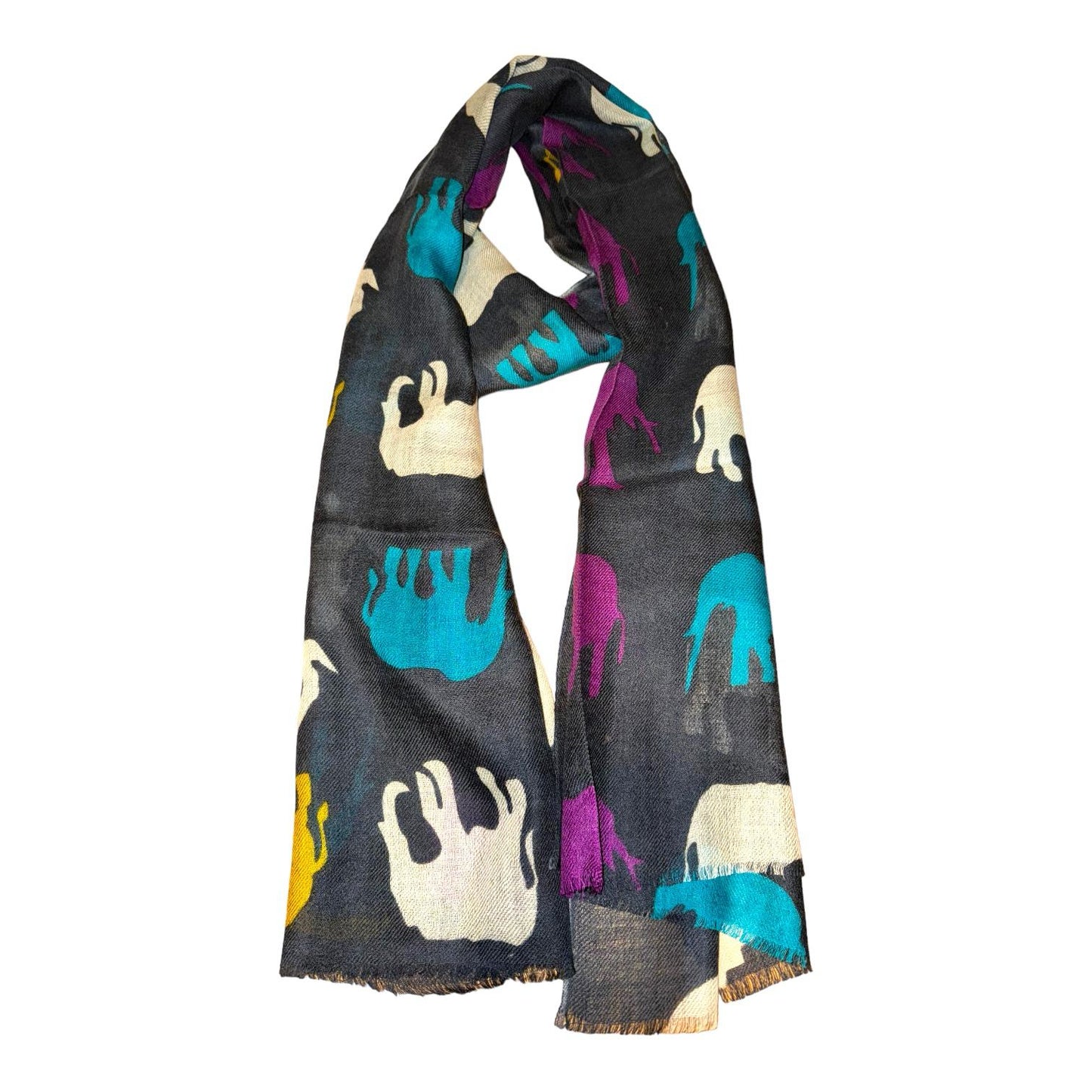 Merino Wool & Silk Scarf