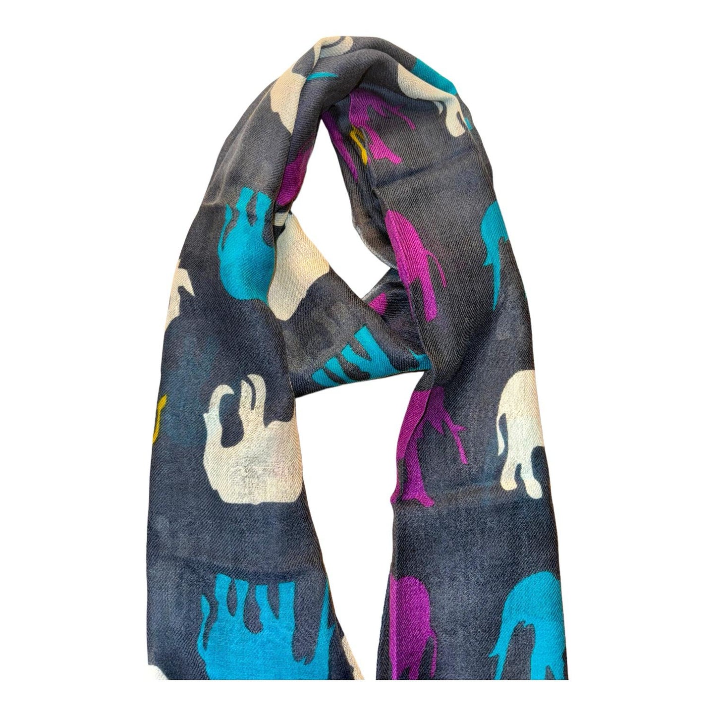 Merino Wool & Silk Scarf