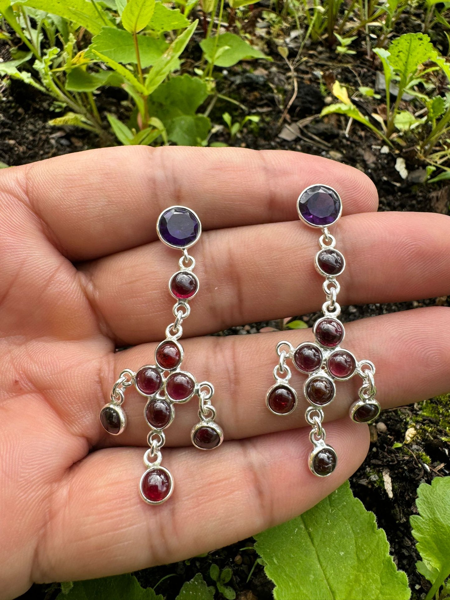 Garnet Earrings