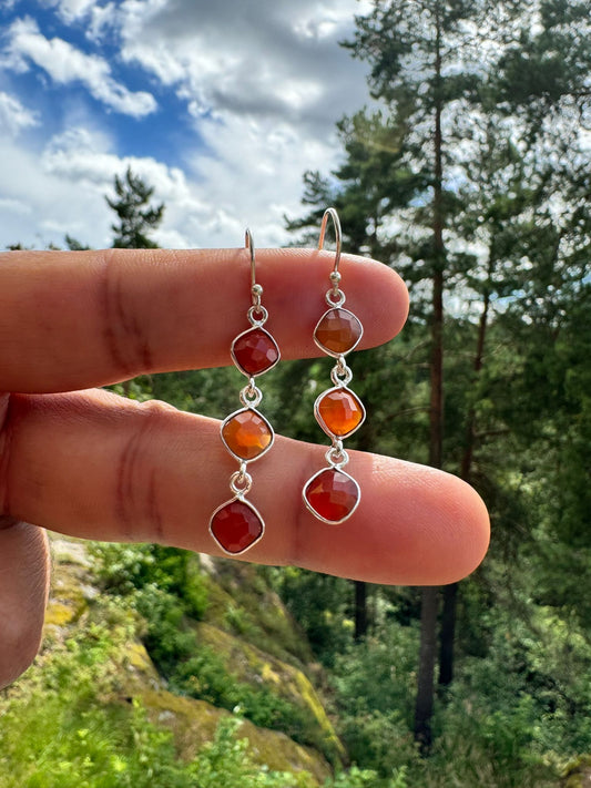 carnelian stone Earring