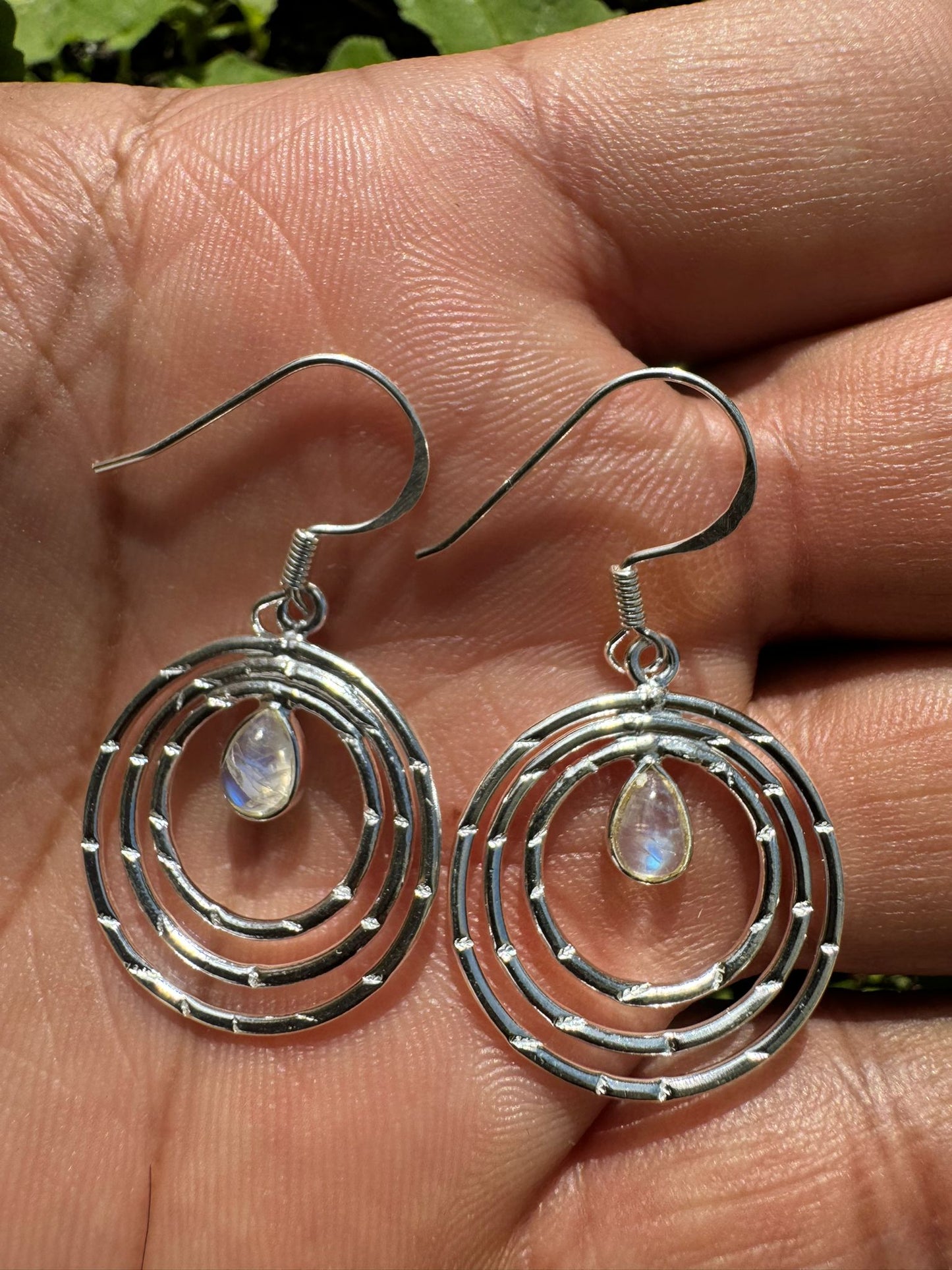 Moon stone Earrings