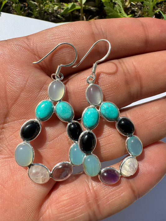 Mix Stone Earrings